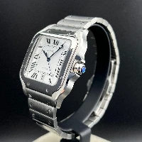 Cartier Santos De Cartier Large L size White Bianco