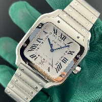Cartier Santos De Cartier Large L size White Bianco