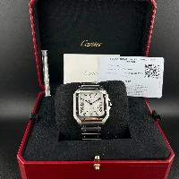 Cartier Santos De Cartier Large L size White Bianco
