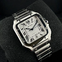 Cartier Santos De Cartier Large L size White Bianco