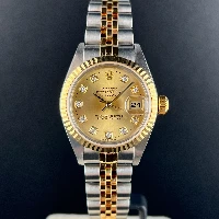 Rolex Lady Datejust 26mm Acciaio & oro Champagne Brillanti 