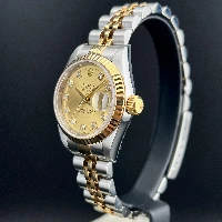 Rolex Lady Datejust 26mm Acciaio & oro Champagne Brillanti 