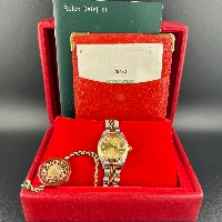 Rolex Lady Datejust 26mm Acciaio & oro Champagne Brillanti 