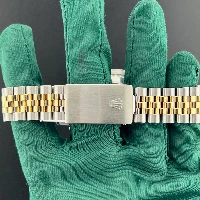 Rolex Datejust 36mm Acciaio/oro Nero Brillanti
