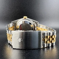 Rolex Datejust 36mm Acciaio/oro Nero Brillanti