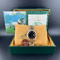 Rolex Datejust 36mm Acciaio/oro Nero Brillanti