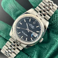 Rolex Datejust 36mm Nero Indici Jubilee