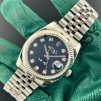 Rolex Datejust 36mm Black Brillanti