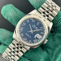 Rolex Datejust 36mm Blu Romani Jubilee