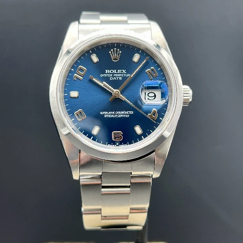 Rolex Oyster Perpetual Date 34mm Blu