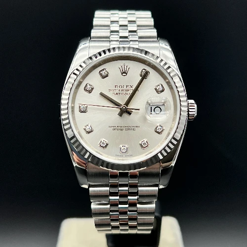 Rolex Datejust 36mm Brillanti Silver