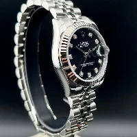 Rolex Datejust 31mm Nero Diamanti Jubilee