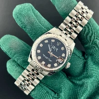 Rolex Datejust 31mm Nero Diamanti Jubilee