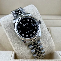 Rolex Datejust 31mm Nero Diamanti Jubilee