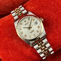 Rolex Datejust 31mm Acciaio & Oro Computer Bianco Brillanti