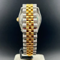 Rolex Datejust 36mm Acciaio/oro Blu Vignette Brillanti