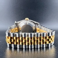 Rolex Datejust 36mm Acciaio/oro Blu Vignette Brillanti