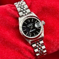 Rolex Lady Datejust 26mm Jubilee Nero Indici