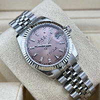 Rolex Datejust 31mm Pink Index Jubilee