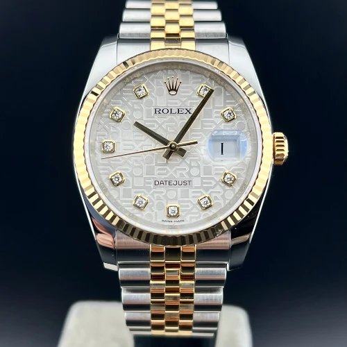 Rolex Datejust 36mm Acciaio/oro Silver Computer Brillanti