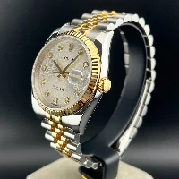 Rolex Datejust 36mm Acciaio/oro Silver Computer Brillanti