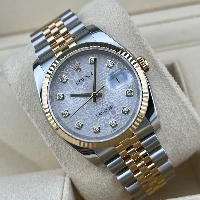 Rolex Datejust 36mm Acciaio/oro Silver Computer Brillanti