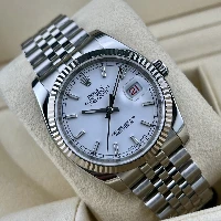 Rolex Datejust 36mm Jubilee Bianco Indici