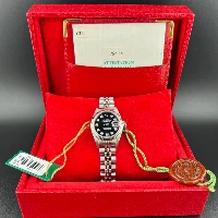 Rolex Lady Datejust 26mm Jubilee Nero Brillanti
