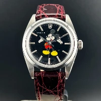 Rolex Oyster Precision Mickey Mouse Black Topolino