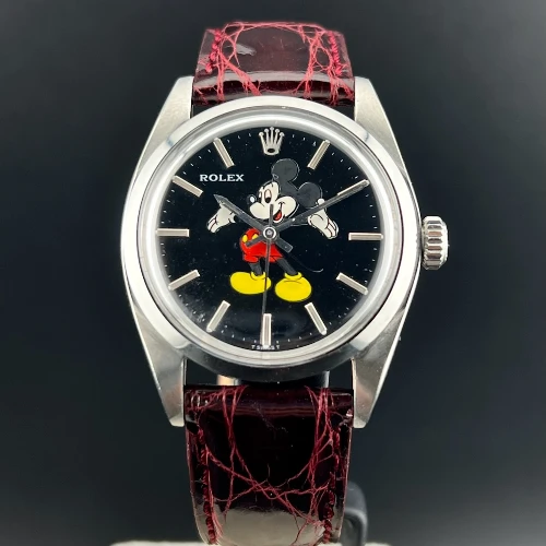 Rolex Oyster Precision Mickey Mouse Black Topolino