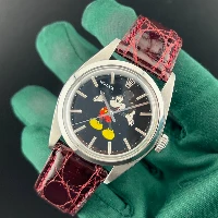 Rolex Oyster Precision Mickey Mouse Black Topolino