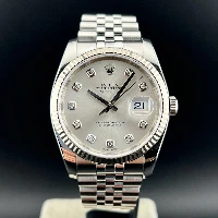 Rolex Datejust 36mm Jubilee Silver Brillanti