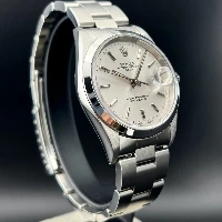 Rolex Oyster Perpetual Date 34mm Silver Indici