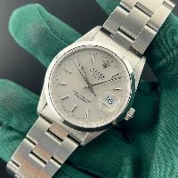 Rolex Oyster Perpetual Date 34mm Silver Indici