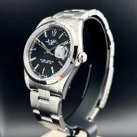 Rolex Oyster Perpetual Date 34mm Nero Indici