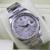 Rolex Oyster Perpetual Date 34mm Silver