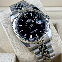 Rolex Datejust 36mm Jubilee Black Indici