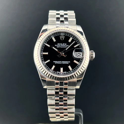 Rolex Datejust 31mm Nero Indici Jubilee