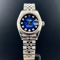 Rolex Lady Datejust 26mm Blu Vignette Brillanti