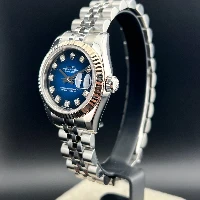 Rolex Lady Datejust 26mm Blu Vignette Brillanti
