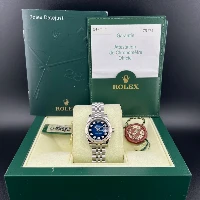 Rolex Lady Datejust 26mm Blu Vignette Brillanti