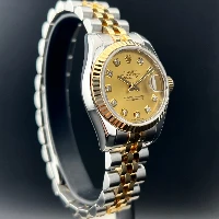 Rolex Lady Datejust 26mm Acciaio & oro Champagne Brillanti