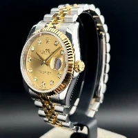 Rolex Datejust 36mm Acciaio/oro Champagne Brillanti