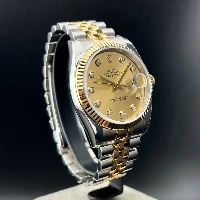 Rolex Datejust 36mm Acciaio/oro Champagne Brillanti
