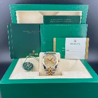 Rolex Datejust 36mm Acciaio/oro Champagne Brillanti