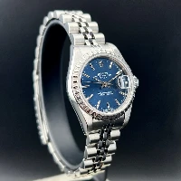 Rolex Lady Oyster Perpetual Date 26mm Jubilee Blu Indici