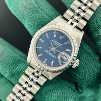 Rolex Lady Oyster Perpetual Date 26mm Jubilee Blu Indici