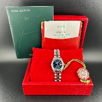 Rolex Lady Oyster Perpetual Date 26mm Jubilee Blu Indici