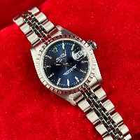 Rolex Lady Oyster Perpetual Date 26mm Jubilee Blu Indici