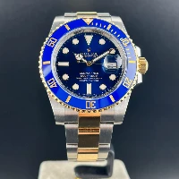 Rolex Submariner Date Acciaio & oro Ceramica Blu